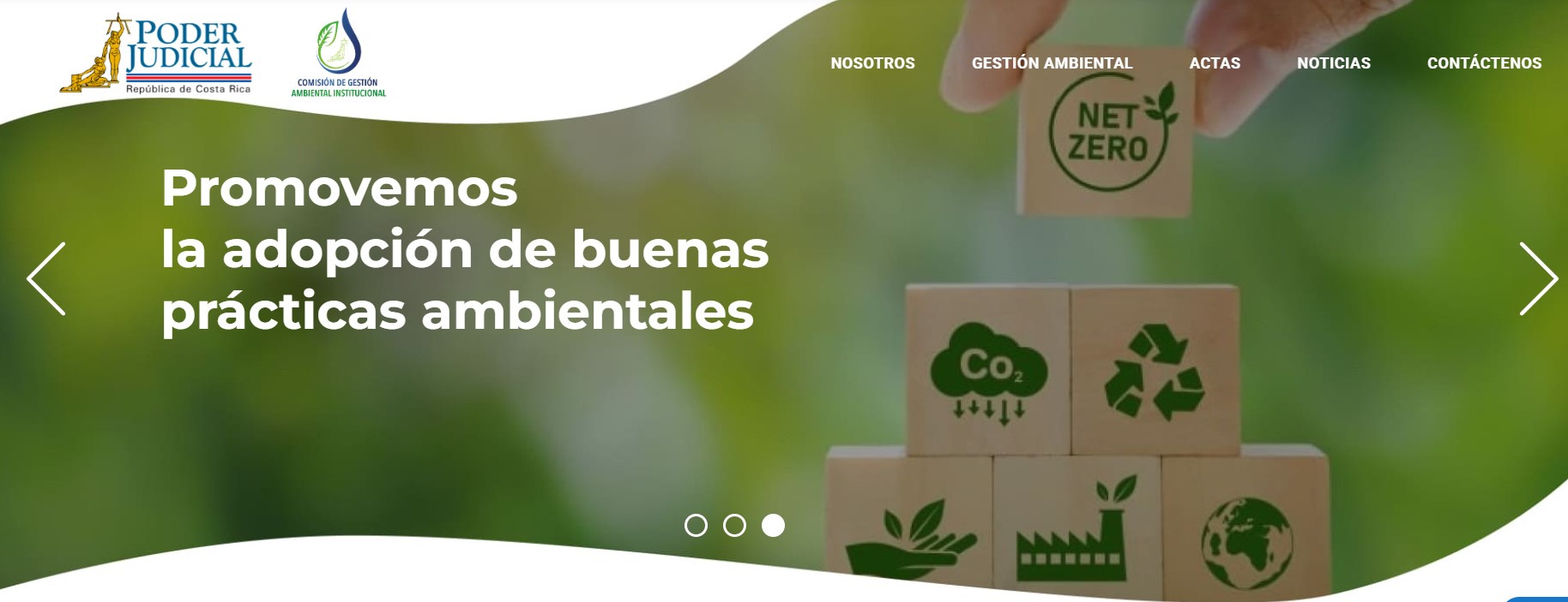 Poder Judicial recibe calificación de 102,65% en gestión ambiental 2024