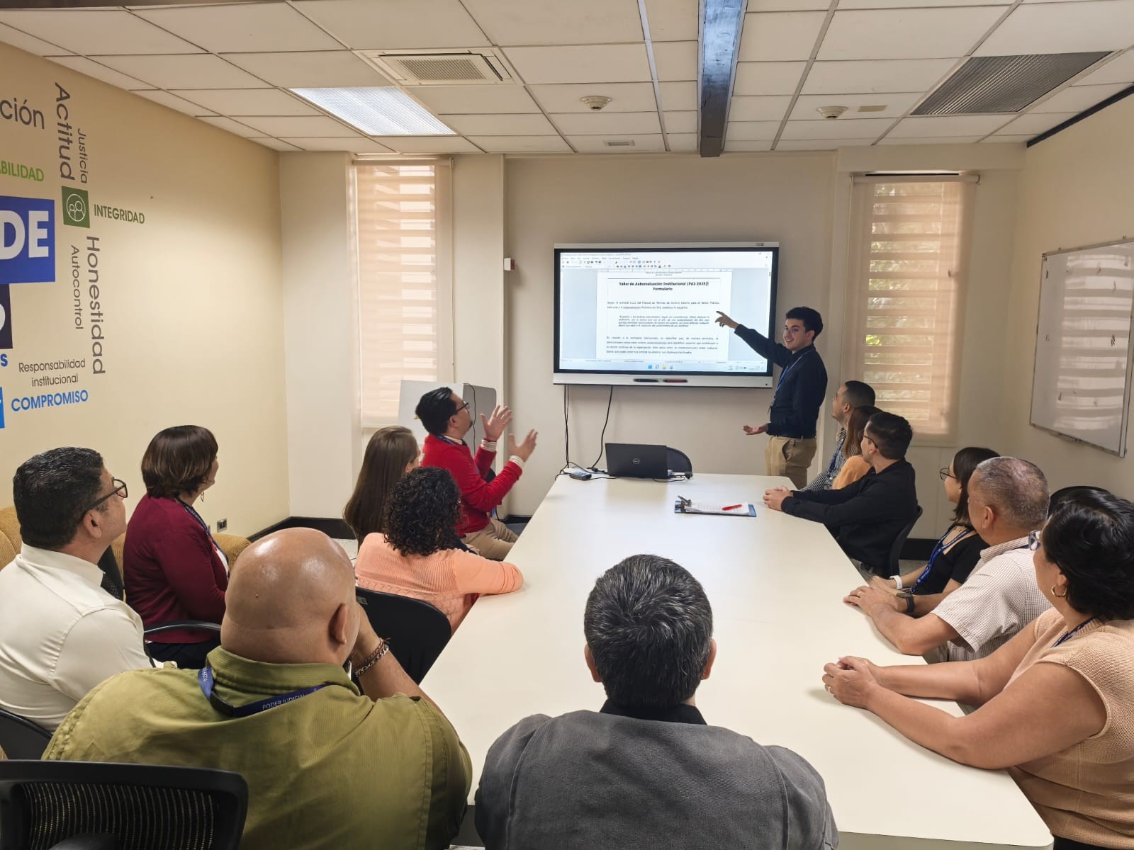 Primer Circuito Judicial de Alajuela impulsa mejoras a través del Taller de Autoevaluación Institucional