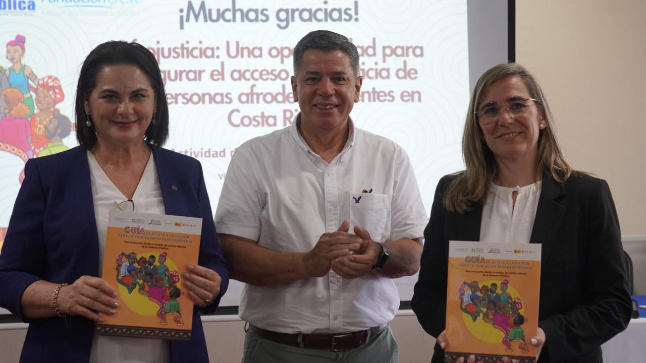 Defensa Pública presenta Guía de acceso a la justicia para la población afrodescendiente