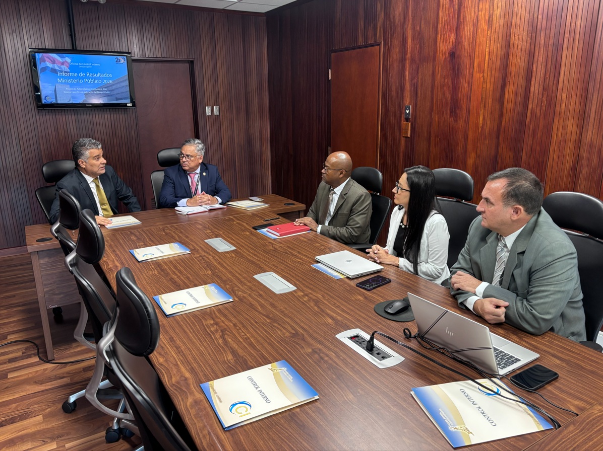 Oficina de Control Interno entrega resultados al Ministerio Público del periodo 2026