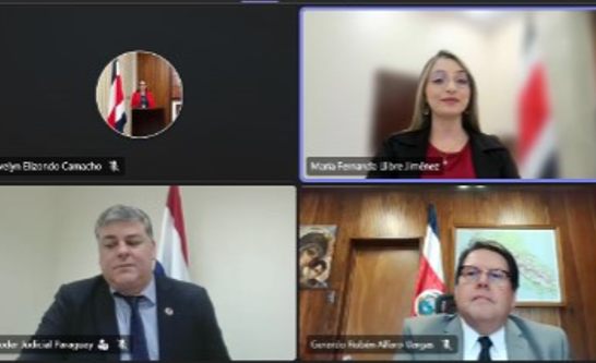 Costa Rica y Paraguay fortalecen la Justicia Juvenil Restaurativa mediante cooperación internacional